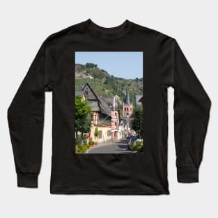 Old town, half-timbered house, Bacharach, Middle Rhine, Rhine, house, houses Long Sleeve T-Shirt